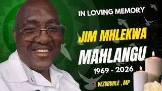 Download lagu Mr Jim Mhlekwa Mahlangu Funeral Service mp3