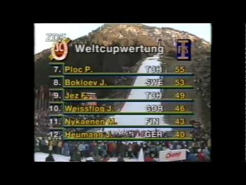 Vierschanzentournee 1989/90 - Oberstdorf - Finale - Teil 3