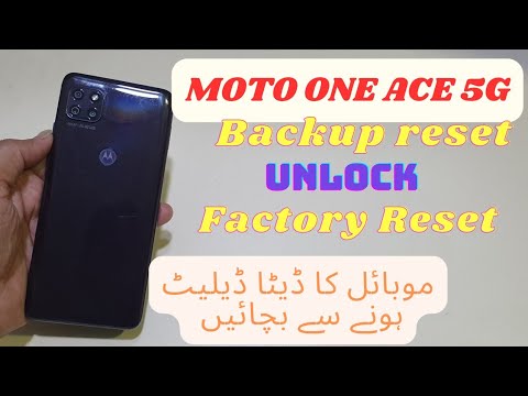 Moto One Ace 5G Factory Data Reset | Safe Reset Without Data Lost