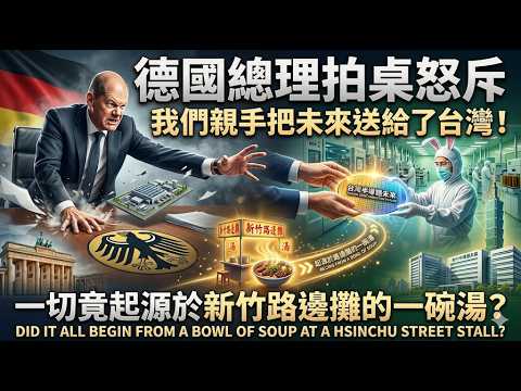德國總理拍桌怒斥：我們親手把未來送給了台灣！一切竟起源於新竹路邊攤的一碗湯？#taiwan #台灣 #大熱門 #台積電