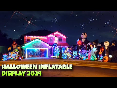 Huge Halloween Inflatables Display Collection 2024 WIND Problems
