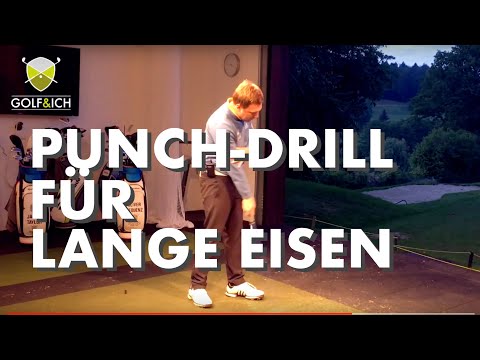 MIT PUNCH-DRILL DRUCK AUF LANGE EISEN