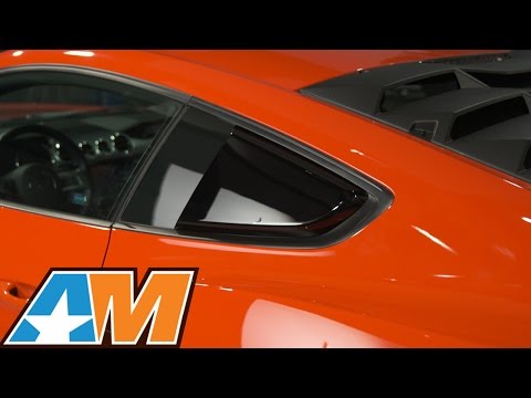 2015-2017 Mustang Roush Quarter Window Scoops - Painted Black Review & Install
