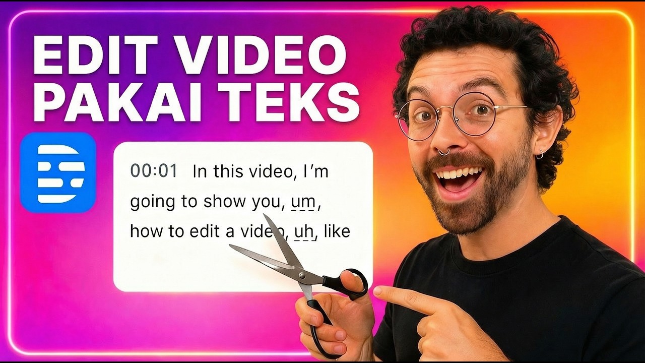 Cara Edit Video Semudah Edit Dokumen Word! (Descript Tutorial)