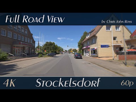Stockelsdorf, Schleswig-Holstein, Germany: Ahrensböker Straße, Lohstraße - 4K (2160p/60p) UHD