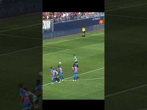 Florian Tardieu vs Caen - ( penalty ) - #shorts #asse #football