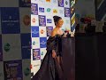 Rashmika Mandanna In Black Suite Today Zee Cine Awards Clips Rshmika Mandanna Awards