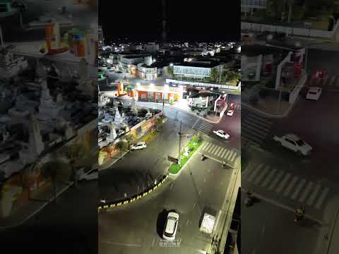 🌙✨ Currais Novos, a mais querida do Seridó!Uma bela visão noturna da nossa cidade, registrada.