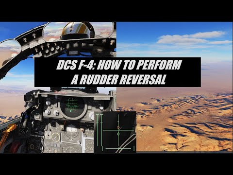 DCS F-4 HOW TO RUDDER REVERSAL