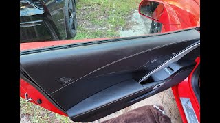 C7 Corvette LH Drivers side door panel removal tips and tool tips - My personal experiences.