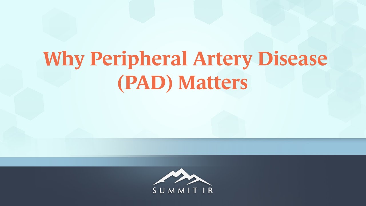 Dr. Preston Smith Describes Peripheral Artery Disease, Its Evaluation and Treatment Options