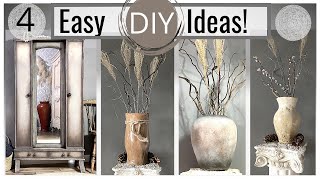 DIY Vase Ideas | Chalk Painting Furniture with Saltwash Textures