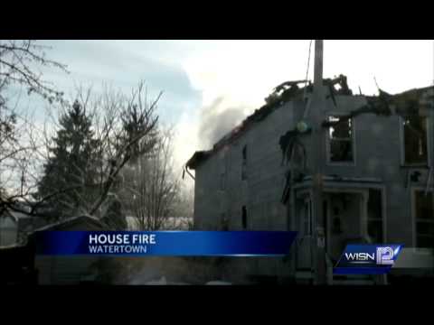 2-alarm fire hits Watertown duplex