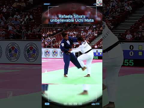 Rafaela Silva's Uchi Mata: The Essence of Judo in Motion! 👀🏅 #shorts #judo