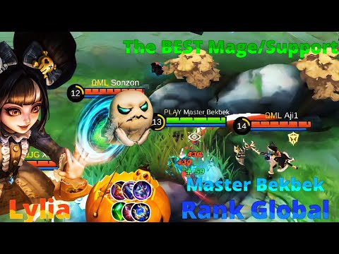 The BEST Mage/Support | Top Global 1 Lylia Gameplay By Master Bekbek | Mobile Legends Bang Bang