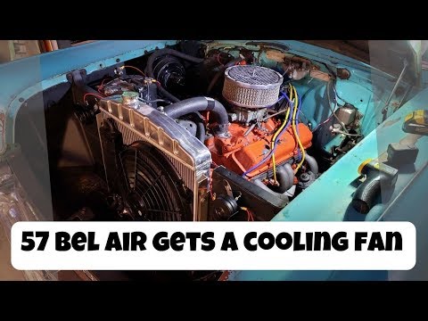 Electric Cooling Fan Install - 57 Chevy Bel Air