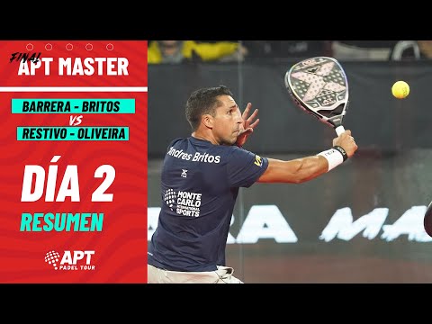 Highlights BARRERA - BRITOS vs RESTIVO - OLIVEIRA | APT MASTER FINAL 2022 - Día 2