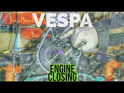 vespa service: CLOSING an ENGINE | FMP - SolidPASSion |