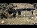 German Army MG3 Machine Gunners In Action
