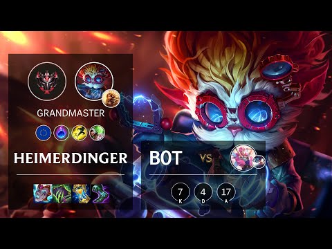 Heimerdinger Bot vs Seraphine - EUW Grandmaster Patch 11.3