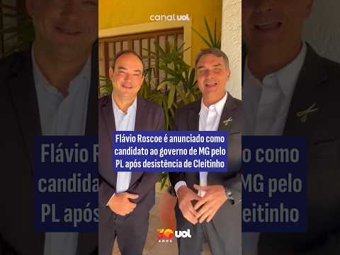 Flávio Roscoe é anunciado como candidato ao governo de MG pelo PL após desistência de Cleitinho