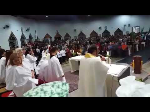 Padre Ovídio celebra Missa Afro na 'Sagrado Coração de Jesus'