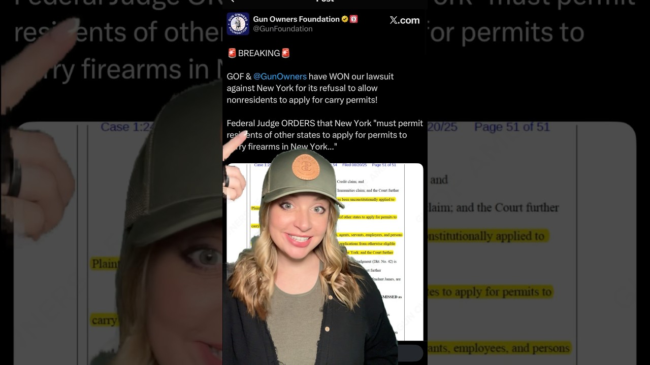 Could It Be ￼Another Gun Owners WIN?!? #shortsfeed #2ndamendment #shortsvideo #shorts