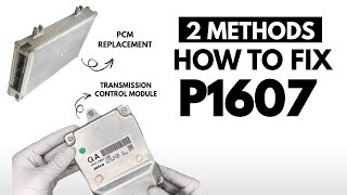 How to Fix P1607 Engine Error Code with 2 Methods