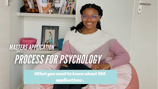 Psychology Masters Application Process Explained