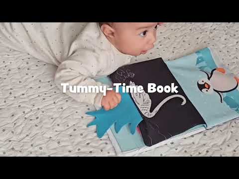 Curious Cub Learning Tummy Time Book & Mirror