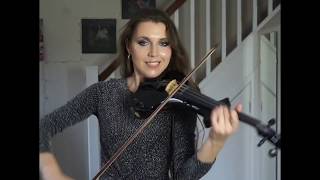 Video thumbnail for Radioactive by Imagine Dragons violin cover. Playing my Bridge Aquila electric violin by Alexandra Galfe Violin