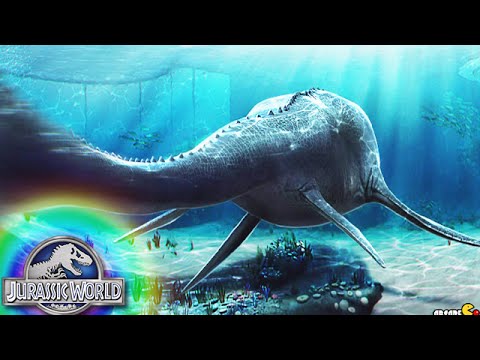 The Aquatic Park Creatures In Lagoon Water - Jurassic World The Game