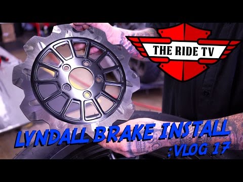 HARLEY DAVIDSON DYNA BRAKE INSTALL :VLOG 17