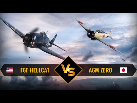 How the Grumman Hellcat Dominated the Mitsubishi Zero