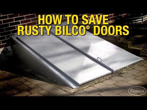 DIY Rust Treatment - How to Save Rusty Bilco® Doors - Rust Encapsulator Platinum - Eastwood