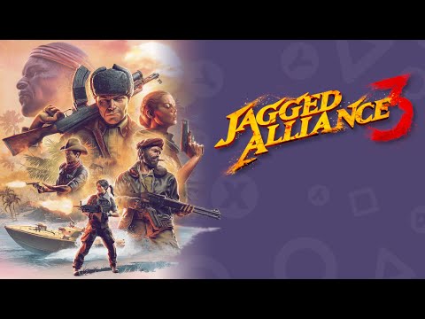 Jagged Alliance 3 z Tartaqiem i najemnymi Qbarem i Questem