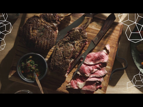 Grillad 'Côte de Boeuf’ med ‘chimichurri