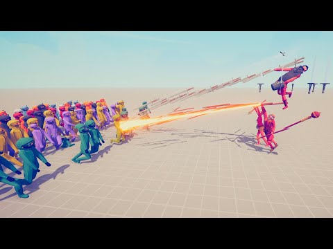 HEALER GOD vs 100x IMPOSTERS - Totally Accurate Battle Simulator TABS