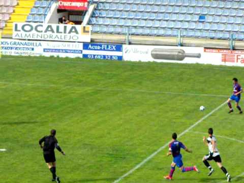 Gol de Peri 3-1 m. 31 (Extremadura UD 6-3 UD Badajoz) VÍDEO A. LORITE