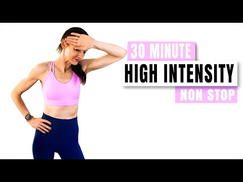 30 MIN KILLER NON STOP MOVING CARDIO Workout - Full Body HIIT, No Equipment, No Repeat, Super Sweaty
