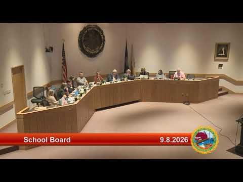 9.8.2026 School Board