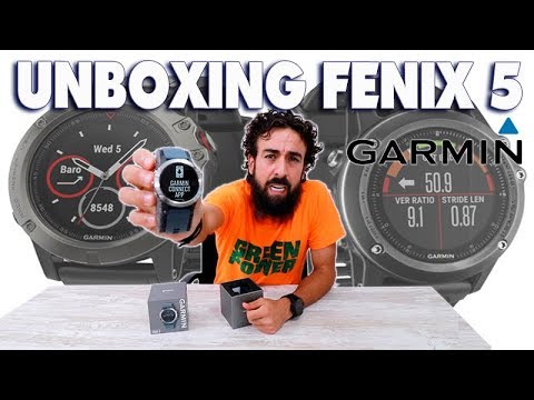 UNBOXING GARMIN FENIX 5 ⌚.