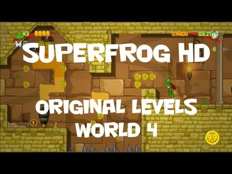 Superfrog HD (PS3) - ORIGINAL LEVELS WORLD 4