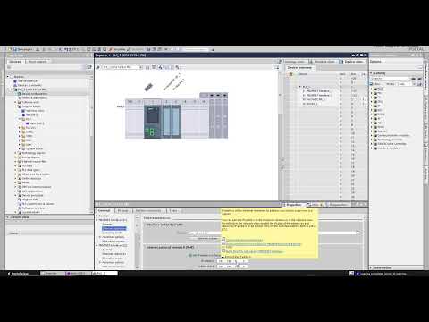PLC Basic 1:Tia Portal Siemens PLCSim Advanced creating basic Web Server