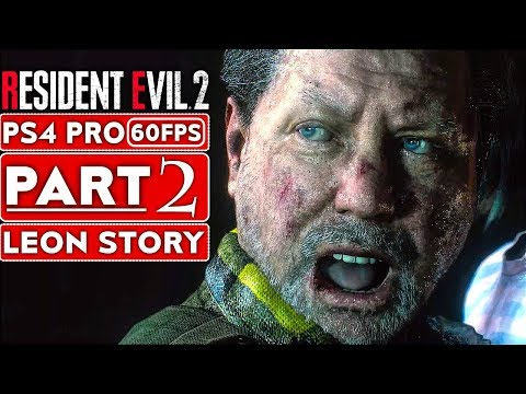 RESIDENT EVIL 2 REMAKE Gameplay Walkthrough Part 2 Leon Story [1080p HD 60FPS PS4] - No Commentary
