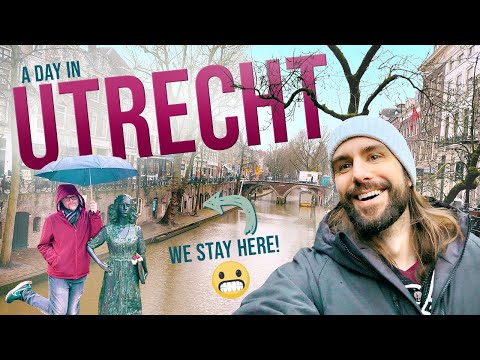 A Day In Utrecht [Gay Couple Stays in HOBBIT HOLE Under the Street] Explore the Streets and Canals