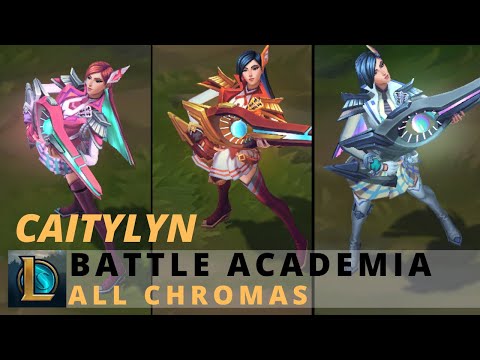 Battle Academia Caitlyn All Chromas - League of Legends