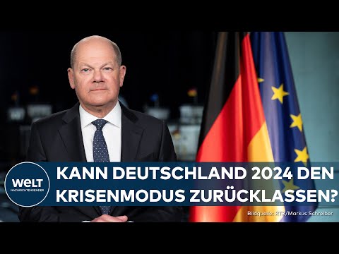 RÜCKBLICK AUF 2023: Das war das Krisenjahr! Olaf Scholz blickt optimistisch auf das nächste Jahr