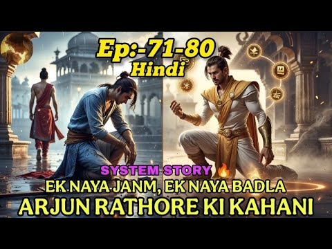 Ep:-71-80 EK NAYA JANM, EK NAYA BADLA 🔥 ARJUN RATHORE KI KAHANI ll Novel explain in #novel