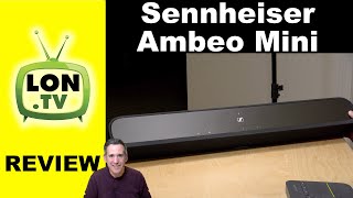 Video thumbnail for The Sennheiser AMBEO Soundbar Mini Packs Some ATMOS Punch - Full Review by Lon.TV
